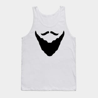 Magnificent beard and mustache Tank Top